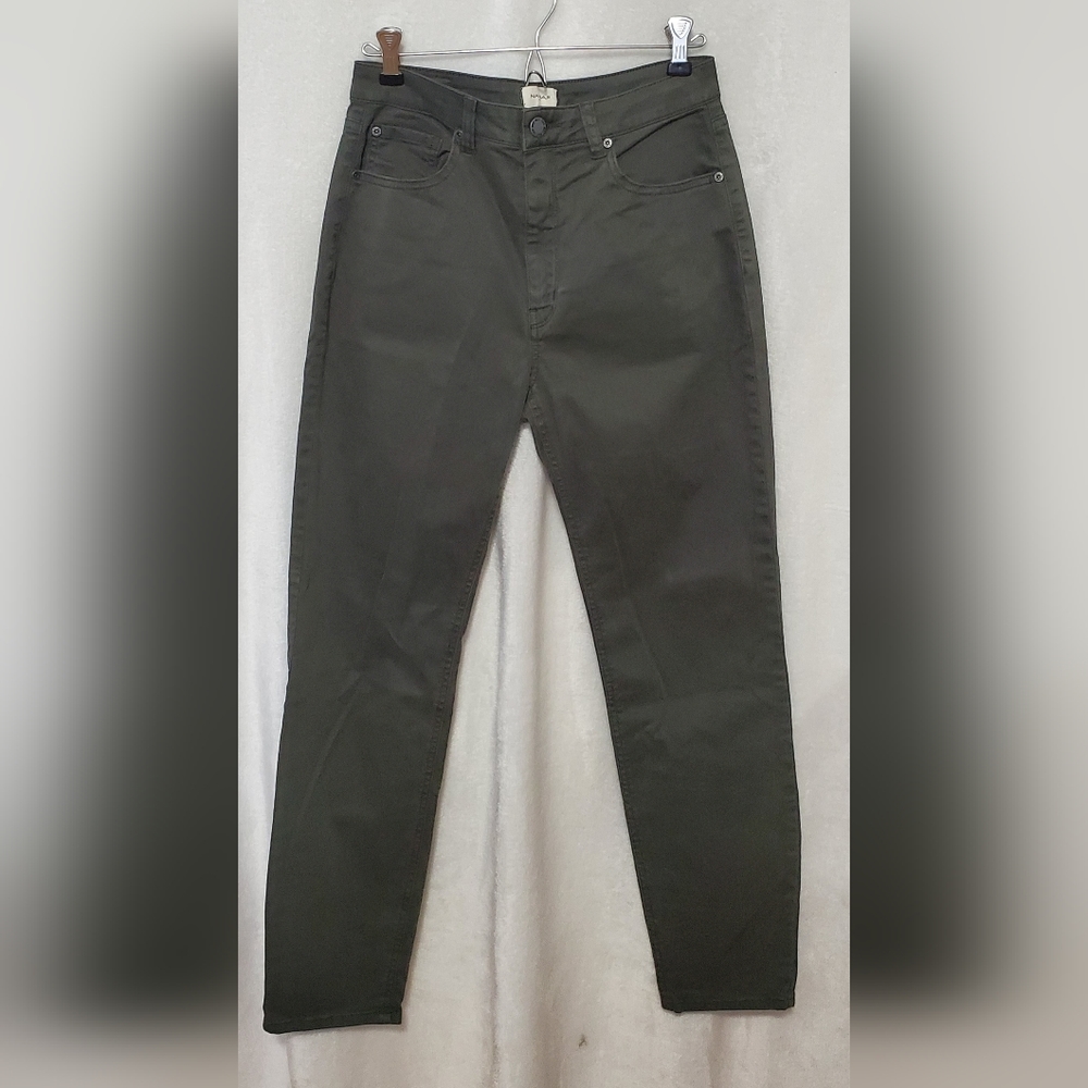 NAF NAF Paris MOM Green Pants Size 8